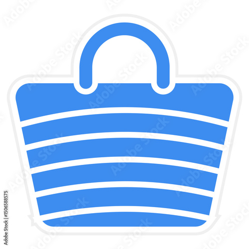 Beach Handbag Icon Style