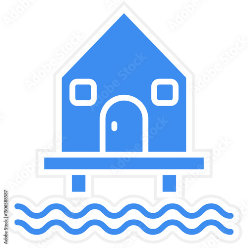Beach Villa Icon Style