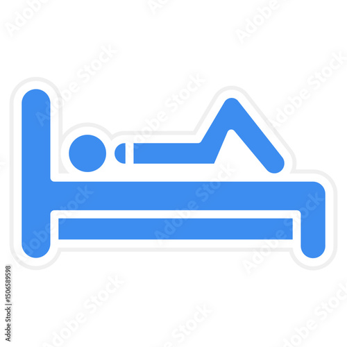 Lying Down Icon Style