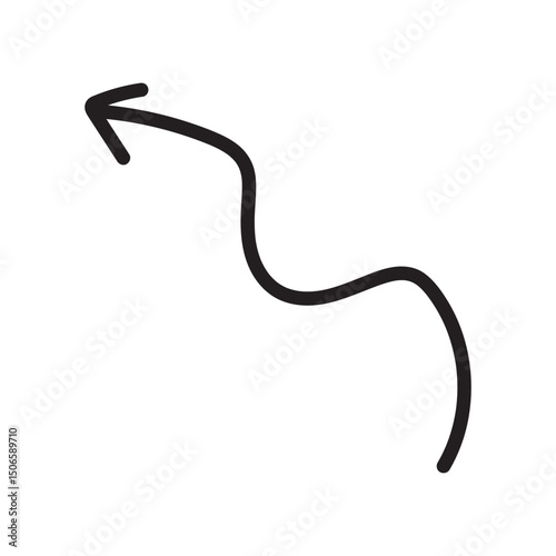 Authentic Doodle Arrow - Raw Design Asset