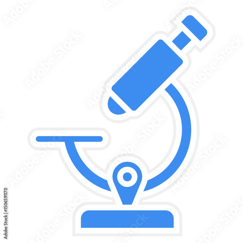 Microscope Icon Style
