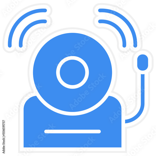 Fire Alarm Icon Style