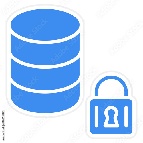 Data Security Icon Style