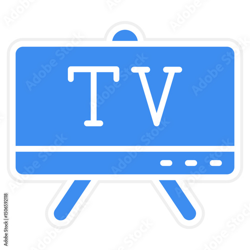 Digital Television Icon Style