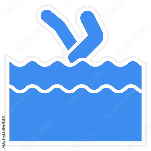 Artistic Swimming Icon Style