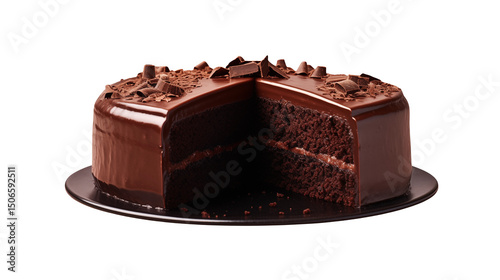Indulge in this decadent Chocolate Cake a rich dessert with glossy chocolate frosting and chocolate shavings perfect for celebrations