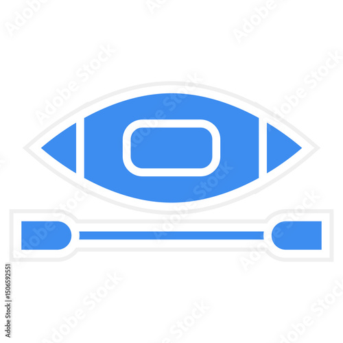 Canoeing Icon Style