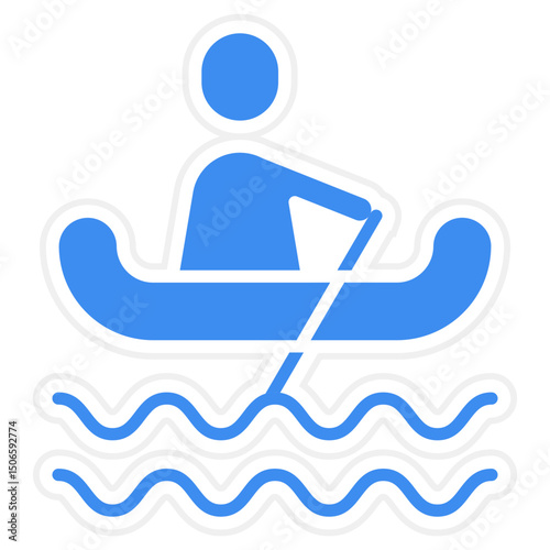 Rafting Icon Style