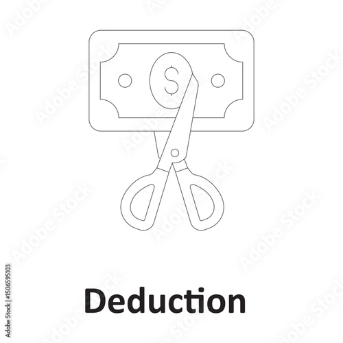 Deduction :Vector Icon which can easily modify or edit