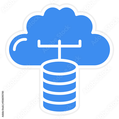 Cloud Storage Icon Style