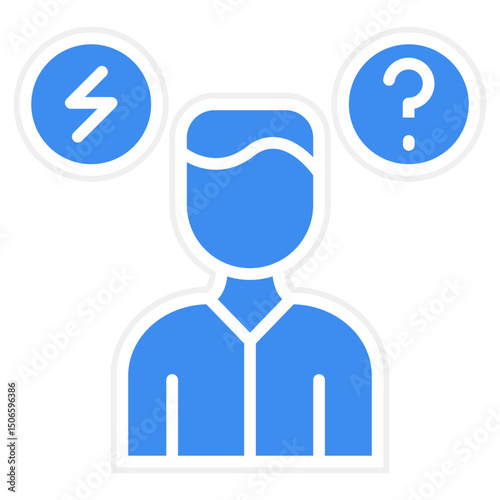 Anxiety Disorder Icon Style