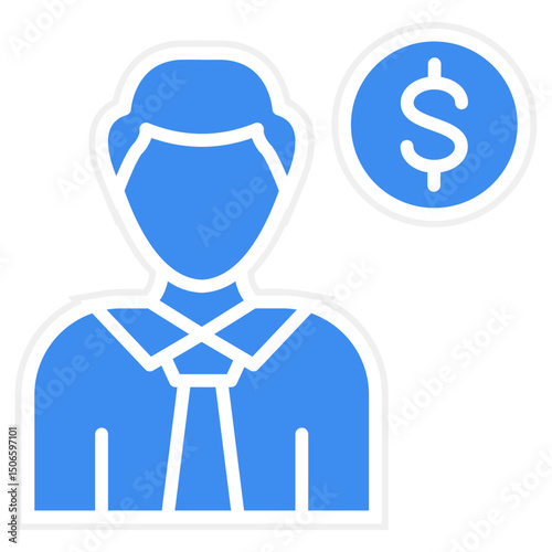 Employee Costs Icon Style