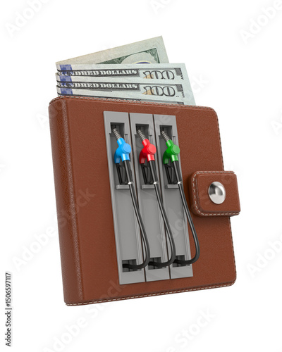 Fuel nozzle and wallet on w...