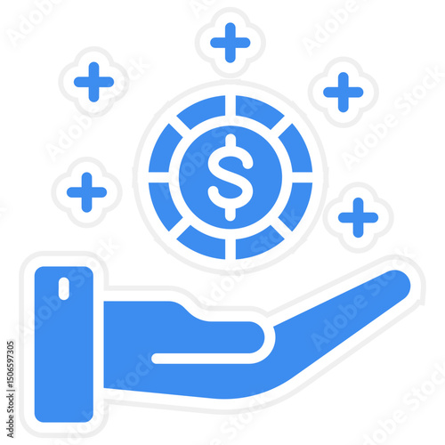 Making Money Icon Style
