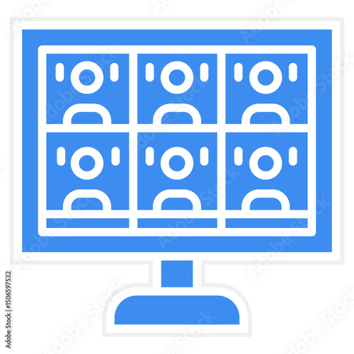 Virtual Team Room Icon Style
