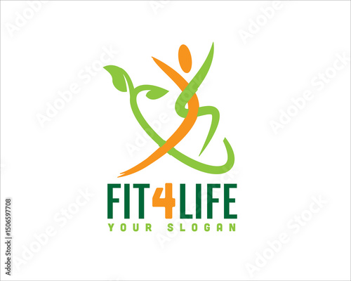Fit Health Logo Design
