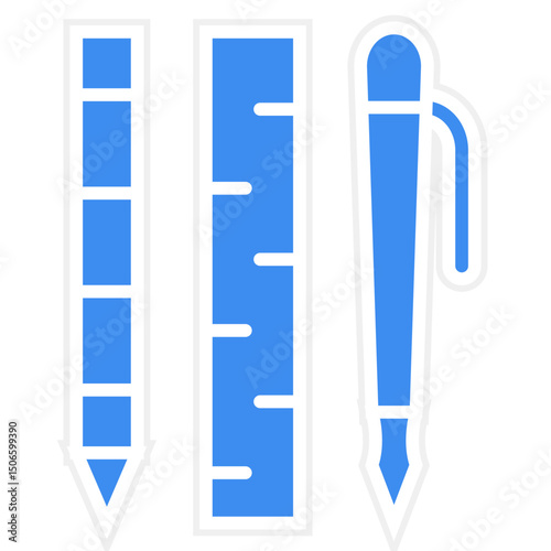 Stationary Items Icon Style