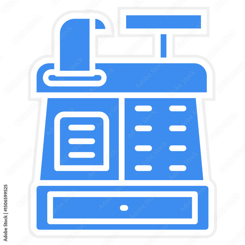 Cash Register Icon Style Cash Register Icon Style