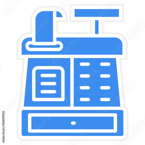Cash Register Icon Style