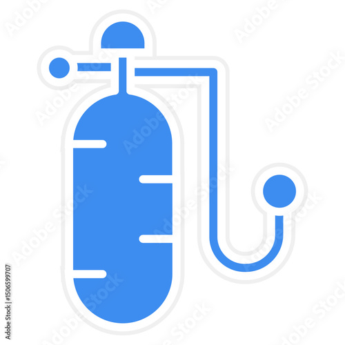 Oxygen Tank Icon Style