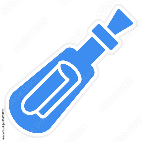 Message In Bottle Icon Style