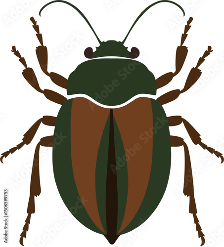 Bug icon vector illustration