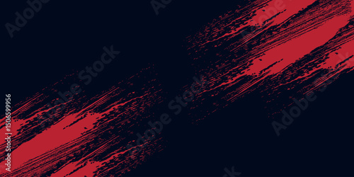 Red halftone dots blue color pattern gradient grunge texture background. Dot pop art comic sport style vector illustration. Eps10