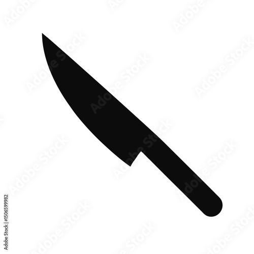 knife icon isolated on white background