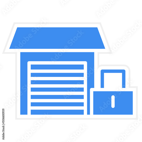 Warehouse Closed Icon Style