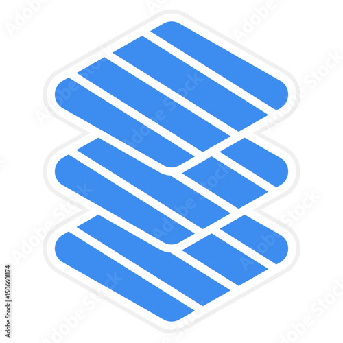 Fabric Layers Icon Style