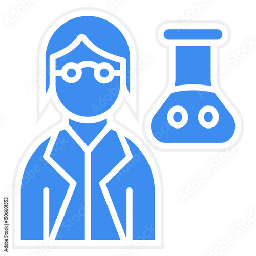 Scientist Icon Style