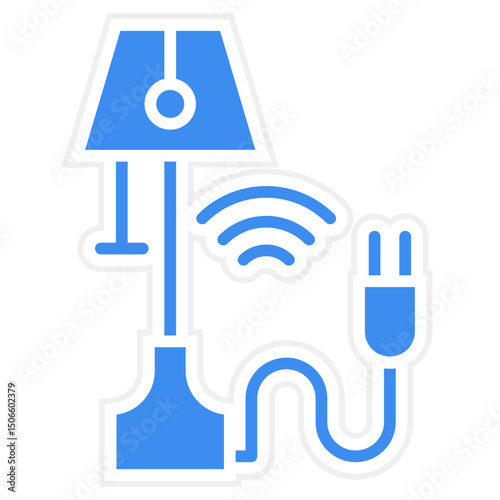 Smart Lamp Icon Style