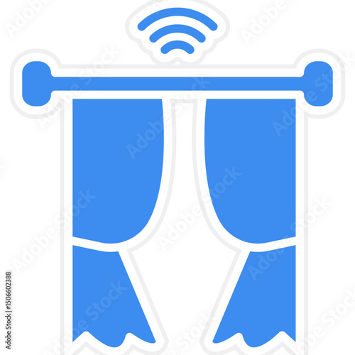 Smart Curtains Icon Style