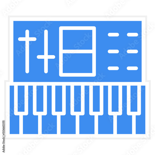 Synthesizer Icon Style