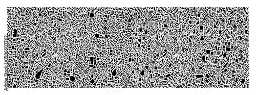 dense doodle abstract seamless pattern vector