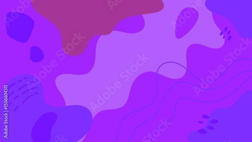 Hand Drawn Flat Vector Background