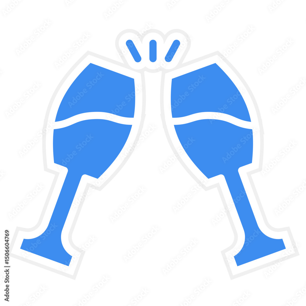 Obraz premium Cheers Icon Style