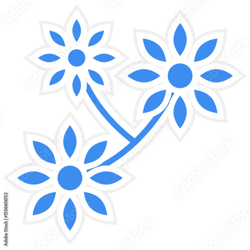 Floral Designa Icon Style