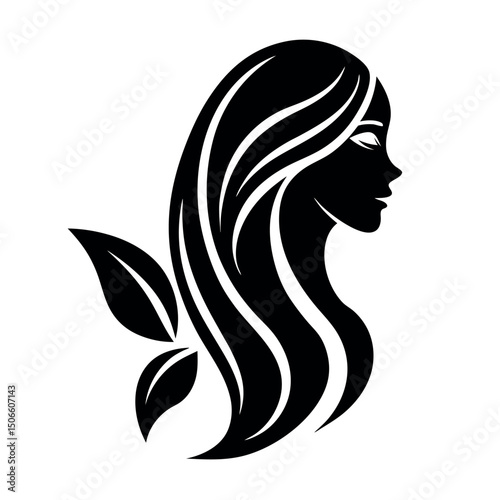 


      Beauty care logo vector art illustration.
