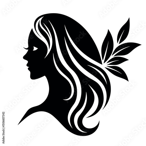 


      Beauty care logo vector art illustration.
