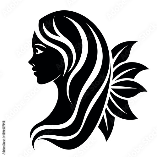 


      Beauty care logo vector art illustration.
