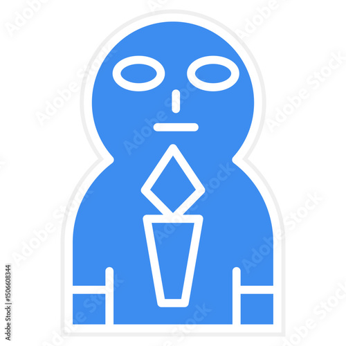 Coffin Face Icon Style