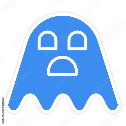 Sad Ghost Icon Style