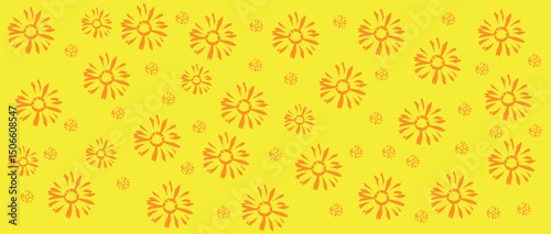 abstract, vector, monochrome, big flowers, all over textiles design, illustration digital image can be used for wrapping paper