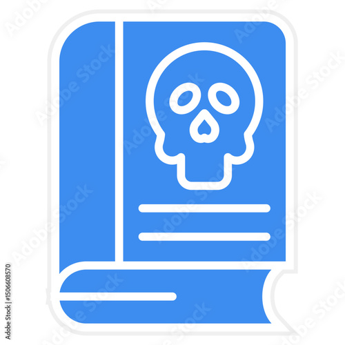 Halloween Book Icon Style