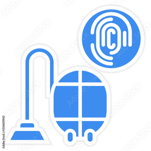 Biometric Vacuum Icon Style