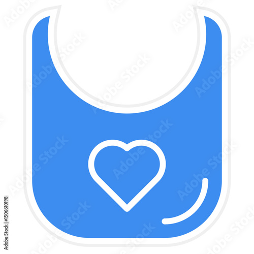 Baby Bib Icon Style