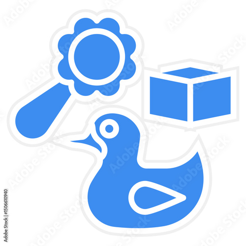 Baby Toy Icon Style