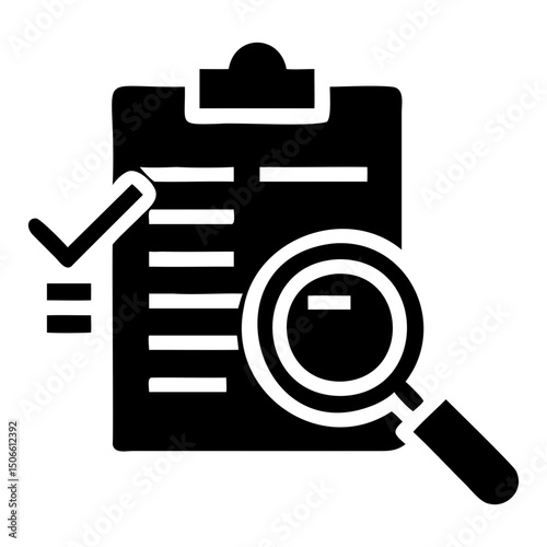 Minimalist black vector of order tracking icon on transparent background