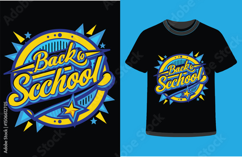 Welcome Back to School T-Shirt – Kids and Student Theme Vector Illustration